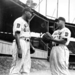 Sammy Hughes and Roy Campanella