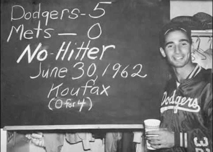 Koufax first no hitter