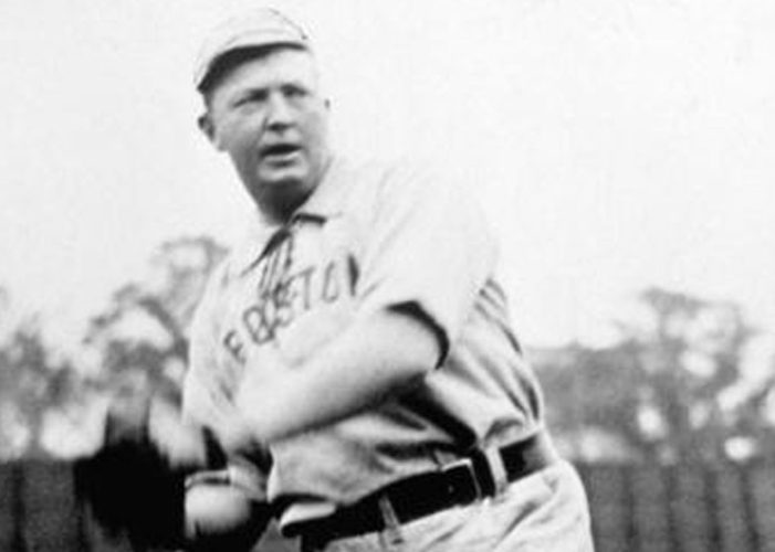 UNDATED:  Cy Young of the Boston Americans delivers a pitch. Cy Young played for the Boston Americans from 1901-1908. (Photo by National Baseball Hall of Fame Library/MLB Photos via Getty Images)