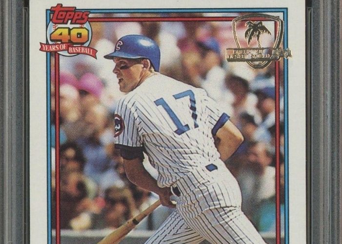 1991 Topps Desert Shield #520 SETBREAK Mark Grace Chicago Cubs PSA 10 GEM MINT