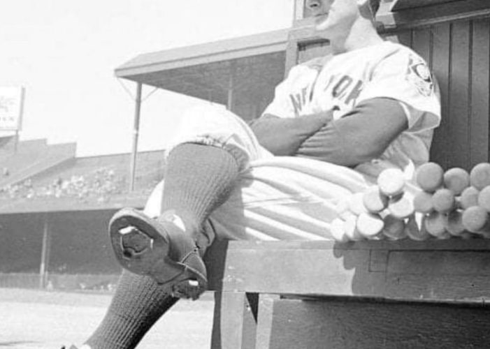 Lou Gehrig sits