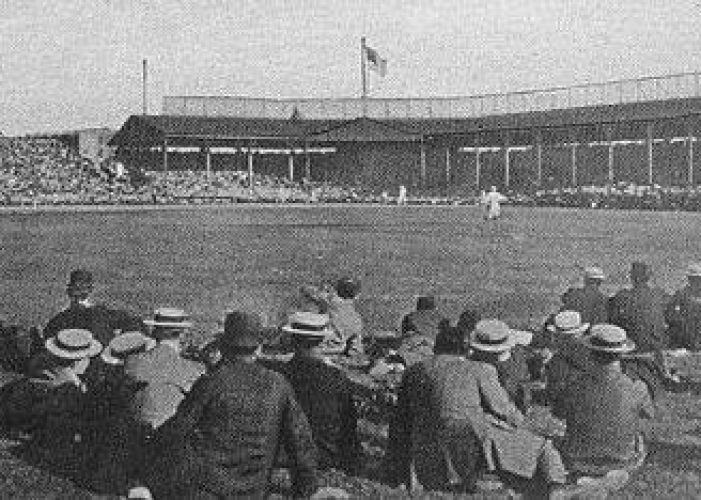 At Washington Park, the Superbas gaff the Giants