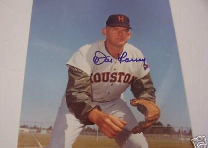 Autographed Don Larsen Photograph - Houston Astros 8x10