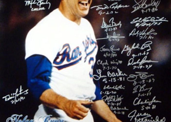 Autographed Tom Seaver Photo - No Hit Pitchers Multi 16x20 27 Signatures Nolan Ryan Jim Palmer Juan Marichal & - PSA/DNA Certified