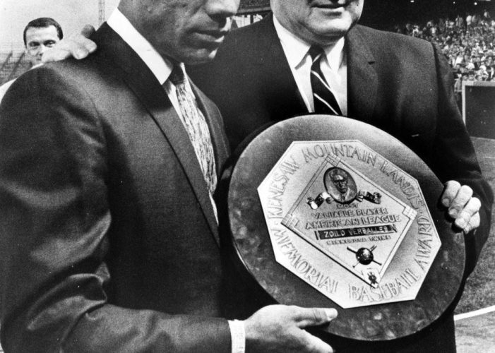 Zoilo Versalles is named American League MVP