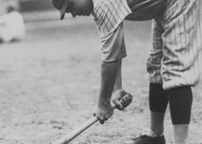 Babe Ruth at spring training in Shreveport, Louisiana - 1921.