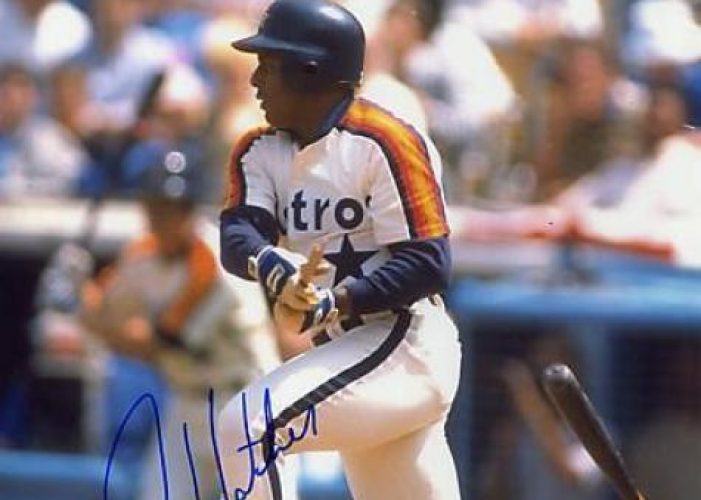 Billy Hatcher Houston Astros Signed 8x10