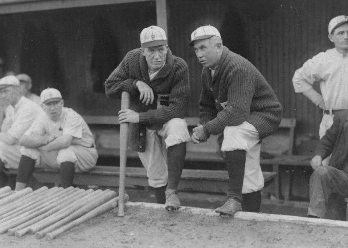 Grover Cleveland Alexander and manager Pat Moran