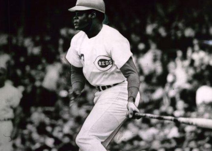 Lee May collects last hit at crosley field off juan marichal a homerun to win the game