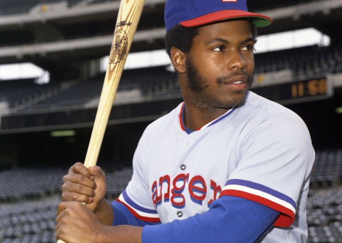 Bill Madlock of the Texas Rangers, 1973.