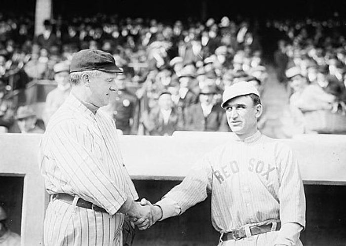 Managers_John_McGraw,_New_York_NL,_and_Jake_Stahl,_Boston_AL,_at_World_Series_(baseball)_(LOC)
