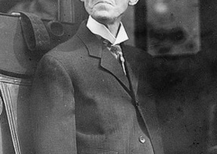 September 9, 1902 - John T. Brush (photo) sells the Cincinnati Reds to Julius and Max Fleischmann, George B. Cox, and August Herrmann