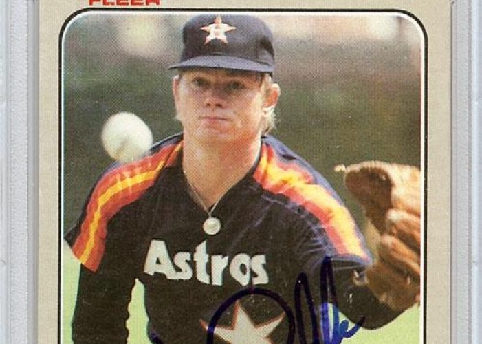 Vern Ruhle Autographed 1983 Fleer Card #462 Houston Astros #83307812 - PSA/DNA Certified