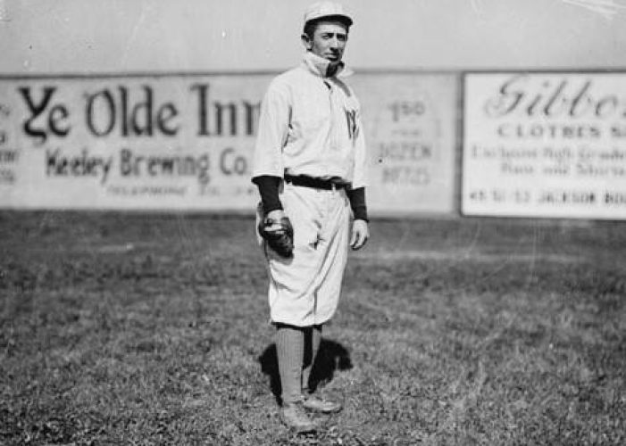 Willie Keeler, who is lefthanded, plays 2B in both games of a twin bill.