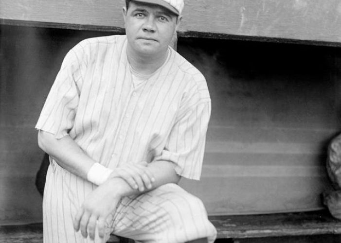 babe ruth dugout