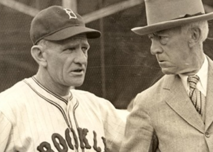casey stengel and judge landis brooklyn dodgers