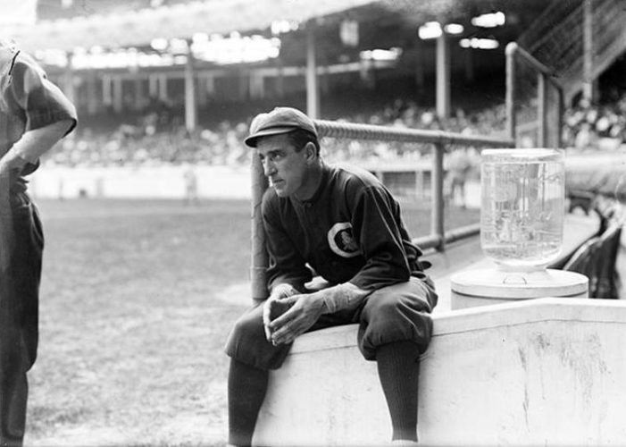 hicago's Jimmy Archer (photo) singles home Vic Saier in the 11th to give the Cubs a 6 - 5 win over Christy Mathewso